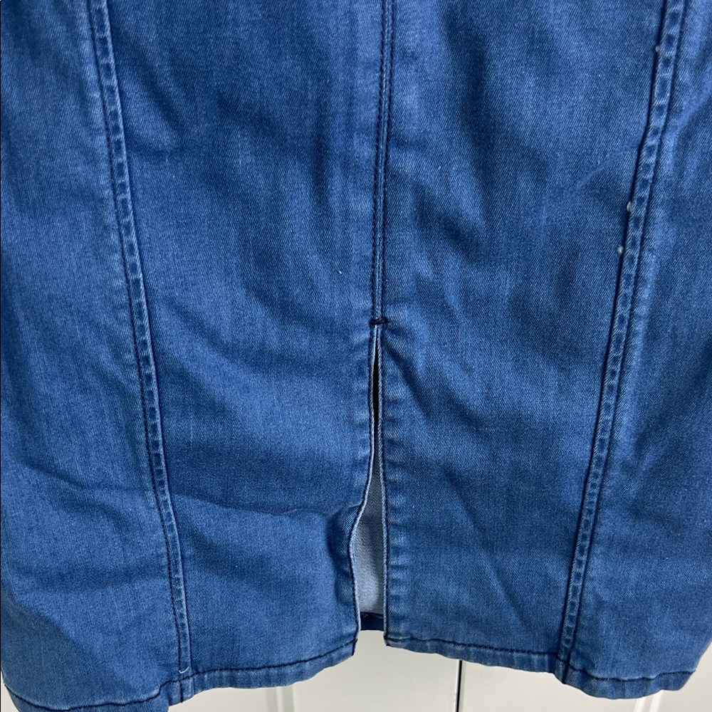 GUESS SHALAY DENIM DRESS - Picture 10 of 13